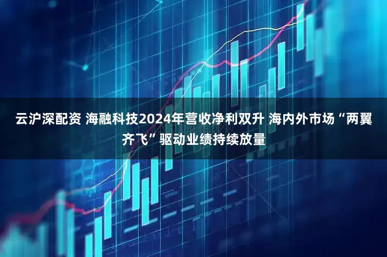 云沪深配资 海融科技2024年营收净利双升 海内外市场“两翼齐飞”驱动业绩持续放量
