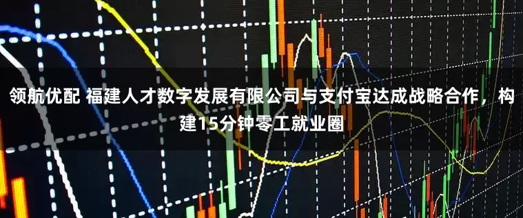 领航优配 福建人才数字发展有限公司与支付宝达成战略合作，构建15分钟零工就业圈